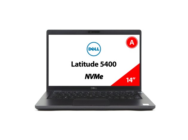 DELL LATITUDE 5400 | Core i5-8365U 1.60 GHz | 256 GB NVMe SSD 16 GB DDR4 | 14" Intel UHD 620 | teclado ESPAÑOL RETROILUMINADO