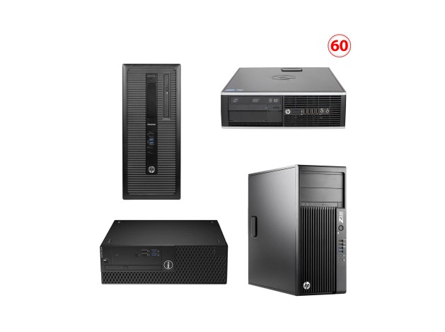 LOTE 60 CPU | HP EliteDesk 800 G1 | Dell OptiPlex 3050 | HP Z230 | HP Compaq 8200